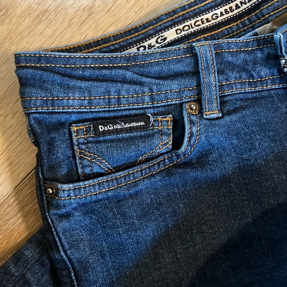 🛑 1 hour sale. Dolce & Gabbana, Classic Blue Women's Jeans, size 27 - Picture 6 of 16